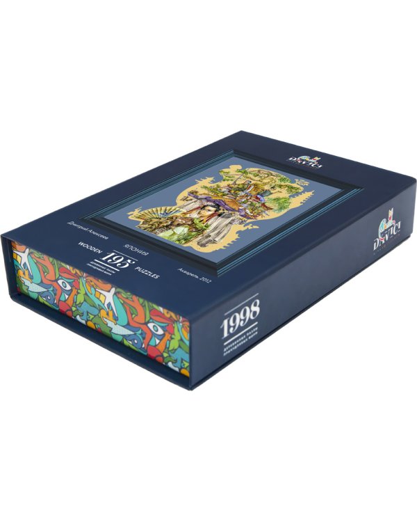 Пазл деревянный. Япония, 195 деталей