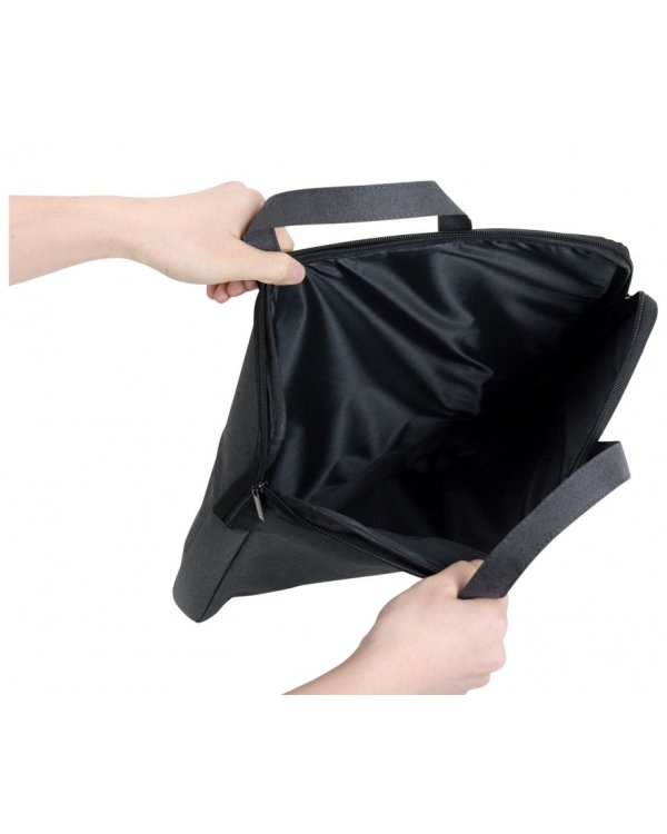 Папка-портфель "Deli", цвет: темно-серый, A4, 1 отдел, арт. 5590GREY