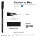 Ручка гелевая "SimpleWrite. Black", 0.5 мм, синяя