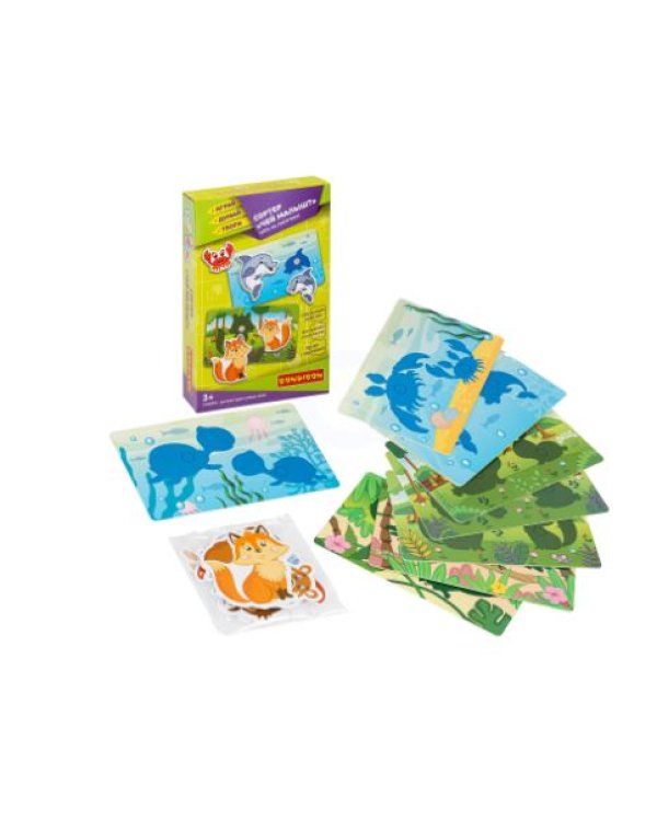 Настольная игра на липучках. Чей малыш?