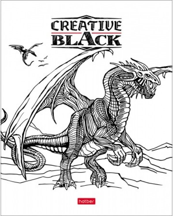 Тетрадь "Creative Black. Выпуск №1", А5, 48 листов, клетка
