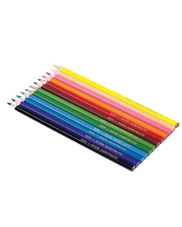 Карандаши цветные Teenage, 12 цветов