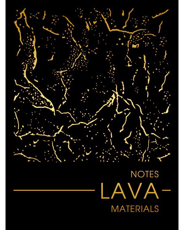 Блокнот. Materials. Lava, А6, 80 листов, точка