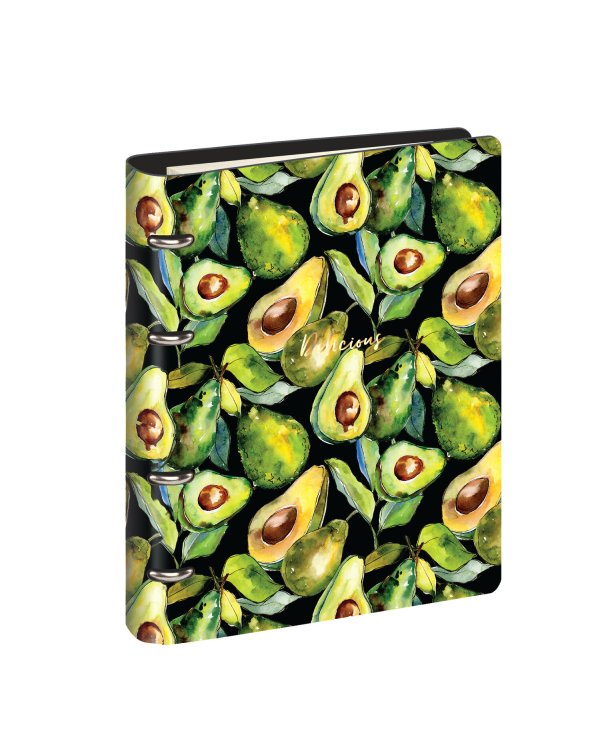 Тетрадь на кольцах "Avocado", А5, 80 листов, клетка