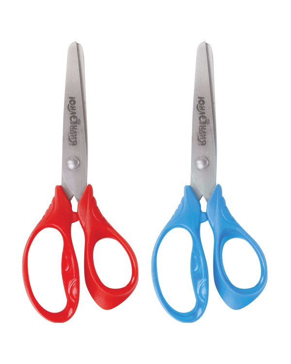 Ножницы Юнландия "Ветерок", 130 мм, асимметричные ручки