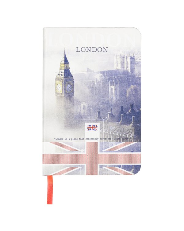 Блокнот Brauberg Vista "London", А6 (100х150 мм), 80 листов, клетка
