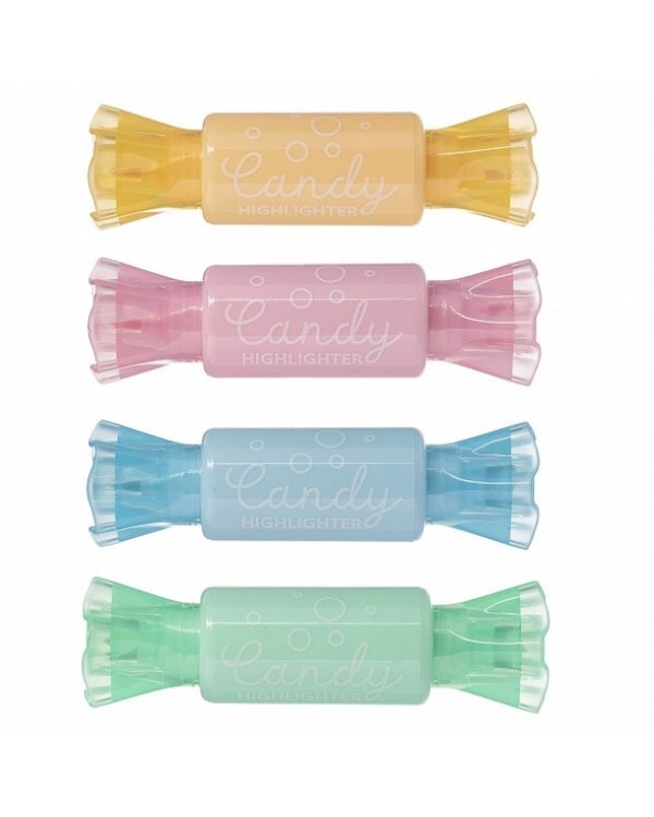 Текстовыделители "Candy Pastel", 1-4 мм, 4 цвета