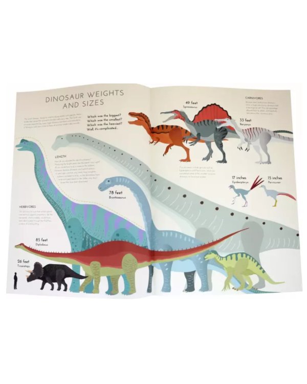 Dinosaurs Explorers. Infographics for Discovering the Prehistoric World
