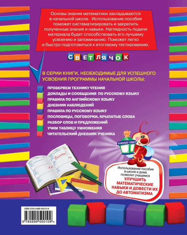 Правила по математике. Для начальной школы