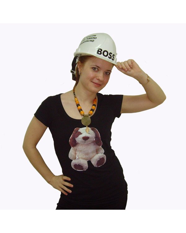 Каска «Boss», белая