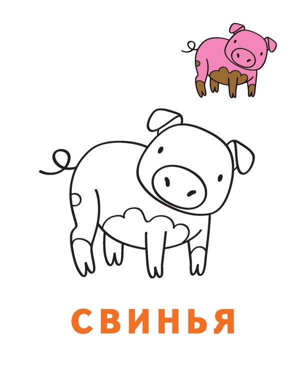 Дополнительное изображение книги «Раскраска-читалка. Домашние животные»