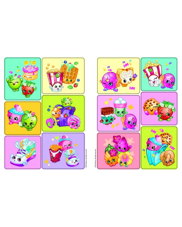Shopkins. Раскраска с наклейками