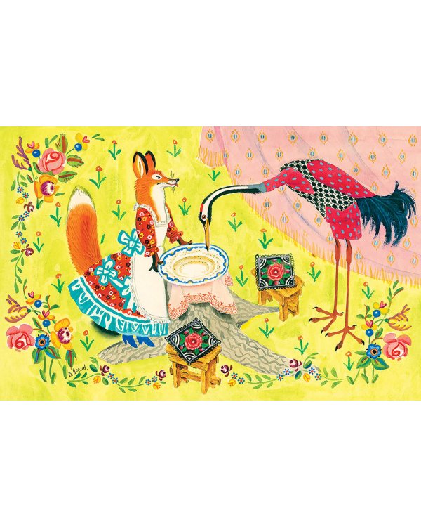 Лиса и журавль