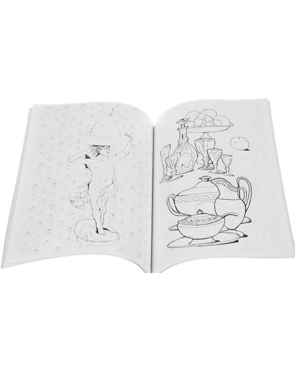 Дополнительное изображение книги «Подарочный комплект. Две раскраски-антистресс для творчества и вдохновения: Версаль. Страна фей. Цветные карандаши 12 штук (количество томов: 2)»