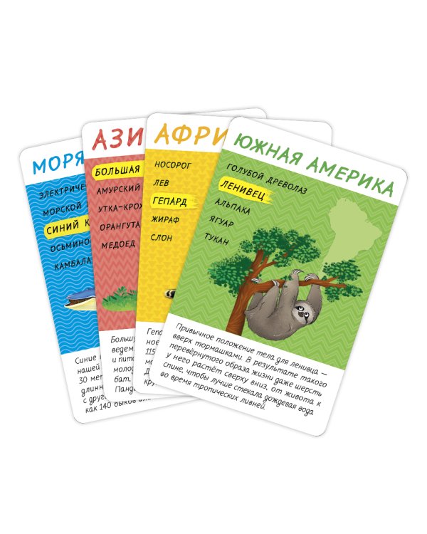 Настольная игра. Спроси меня. Кто где живет?