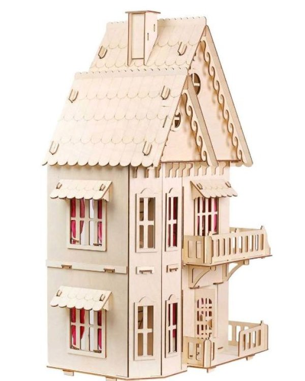 Деревянный конструктор. Кукольный домик