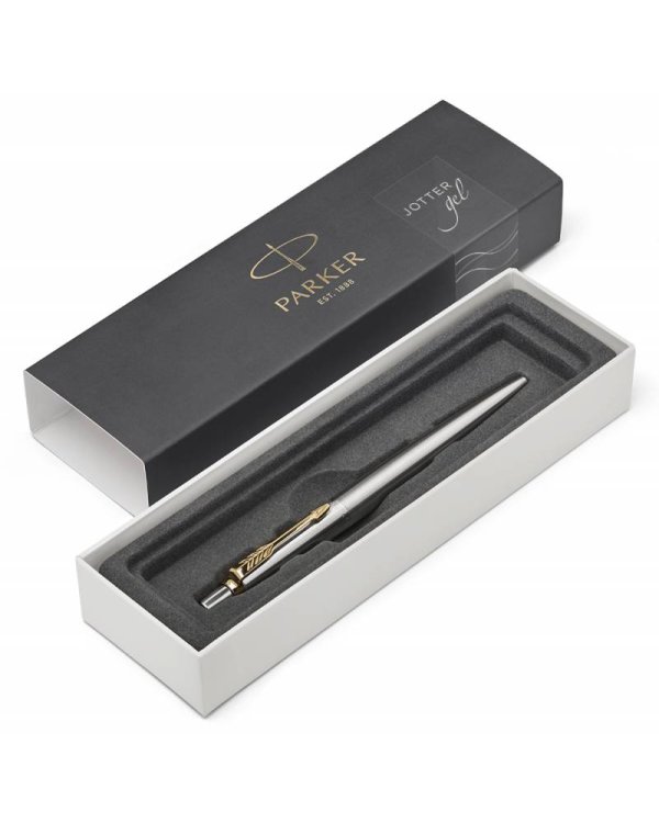 Ручка гелевая Parker "Jotter Core K694. Stainless Steel GT"