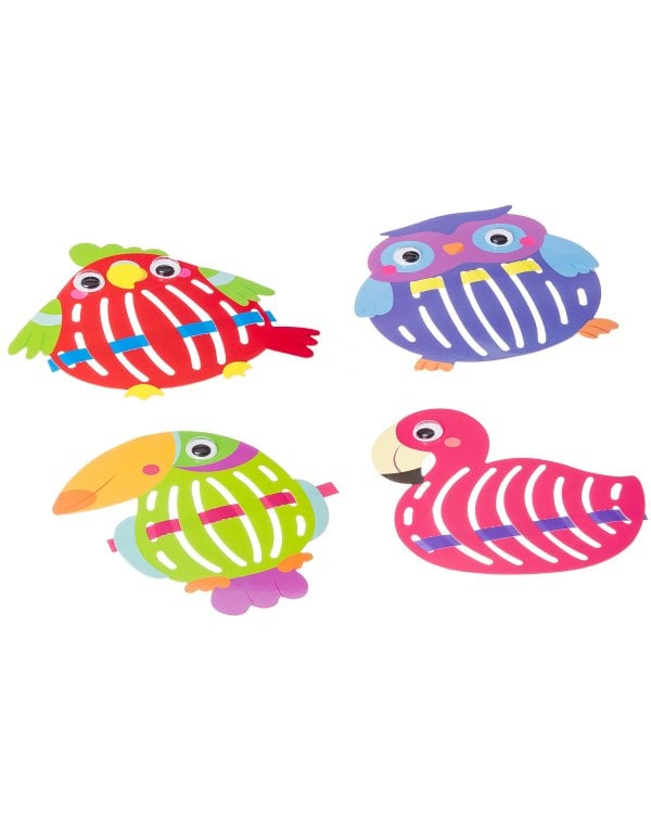 Бумажное плетение. Забавные птички