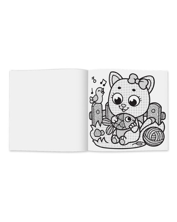 Водная раскраска для малышей "Веселый гепард"