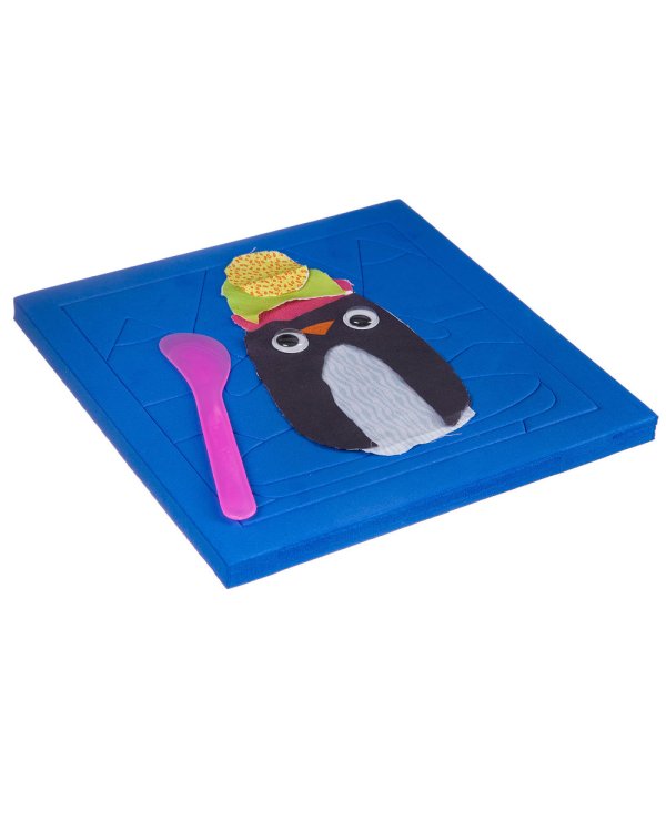 Печворк без иглы. Пингвин