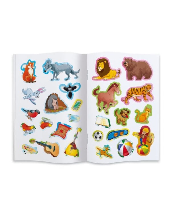 Волшебный посох Деда Мороза. Книжка с наклейками