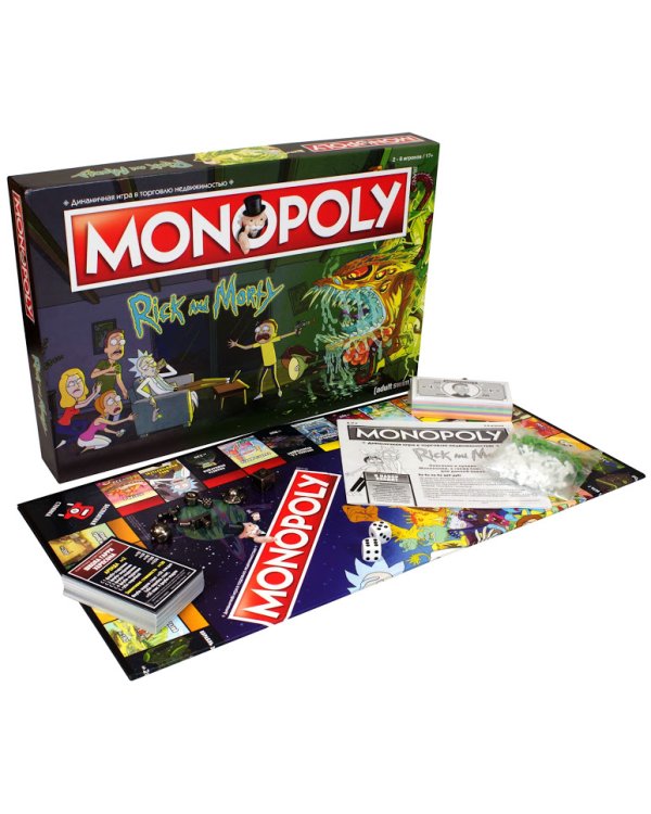 Настольная игра "Монополия. Рик и Морти"