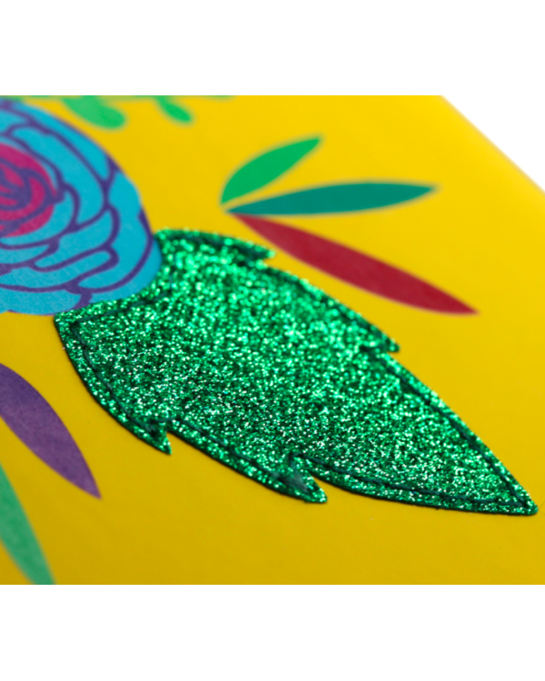 Блокнот для записей. Get Glitter! Цветы, В6, 80 листов, линия