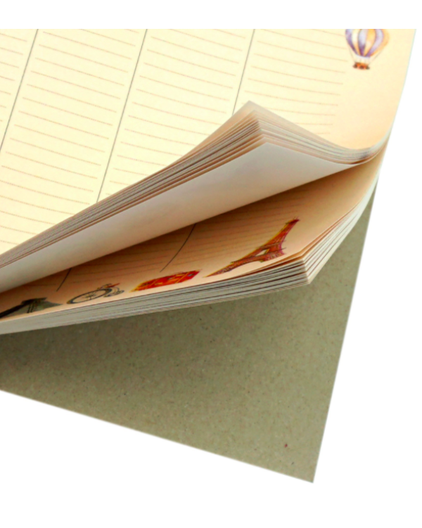 Планинг недатированный настольный "Weekly Planner. Дизайн 4", А4, 55 листов