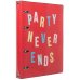 Тетрадь на кольцах "Party", А5, 120 листов, клетка