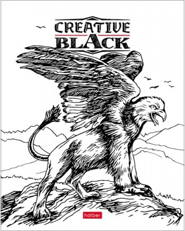 Тетрадь "Creative Black. Выпуск №1", А5, 48 листов, клетка