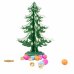 Деревянная ёлочка 3D с игрушками, 22 см