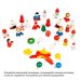 Деревянная ёлочка 3D с игрушками, 28,5 см