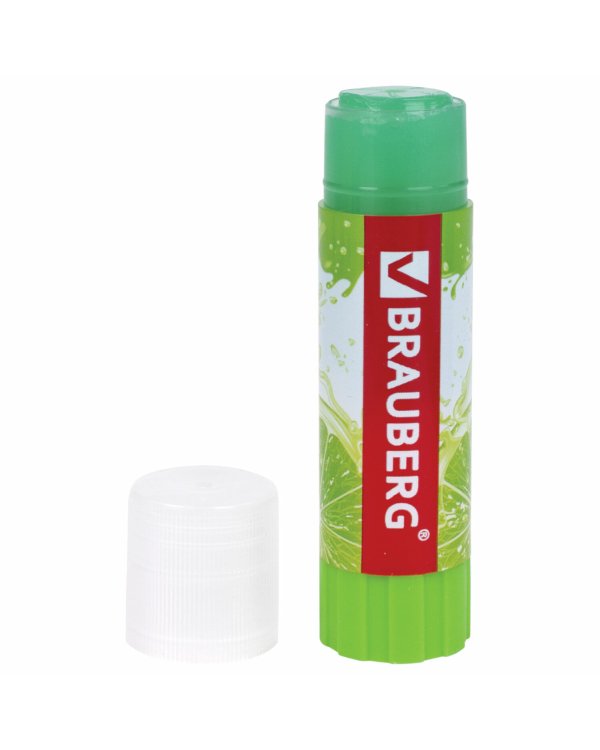 Клей-карандаш Brauberg "Fresh Zone", 15 г