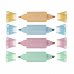 Текстовыделители "Candy Pastel", 1-4 мм, 4 цвета