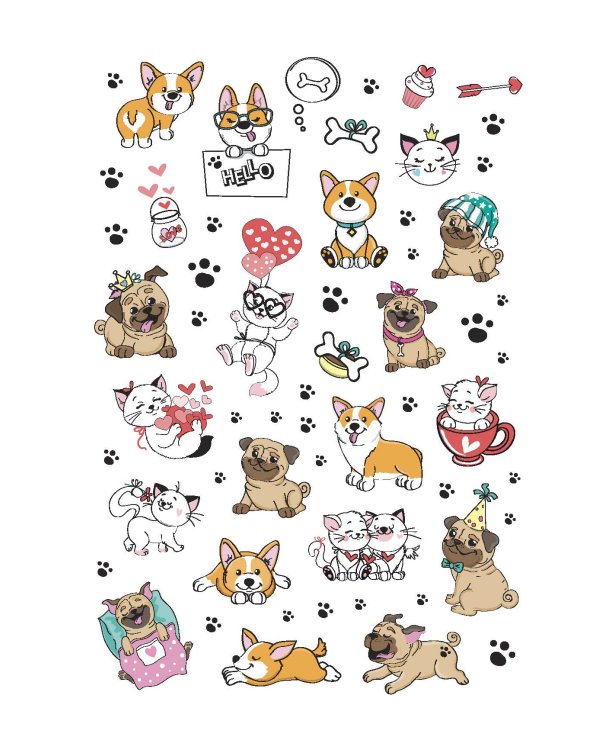 Наклейки Crazy Bullet Journal Stickers (черная)