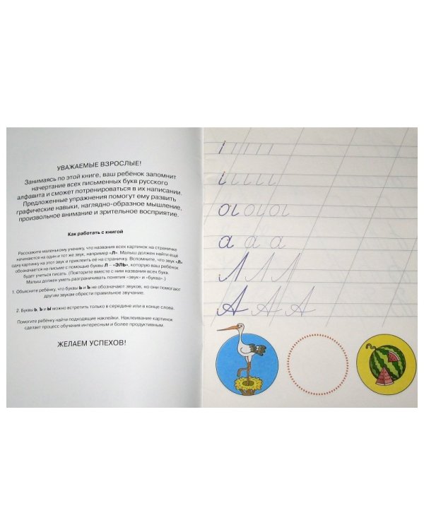 Пишем буквы. 5-6 лет