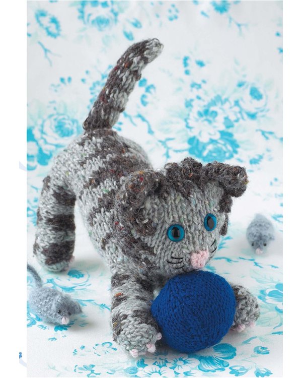 Кошки и котята. Вяжем спицами. Забавные игрушки!