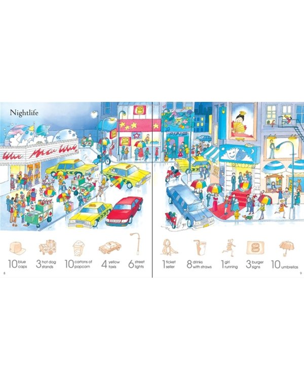 Дополнительное изображение книги «1001 Things to Spot in the Town Sticker Book»
