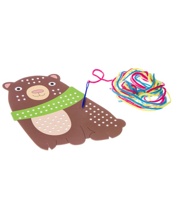 Моя первая вышивка. Медведь