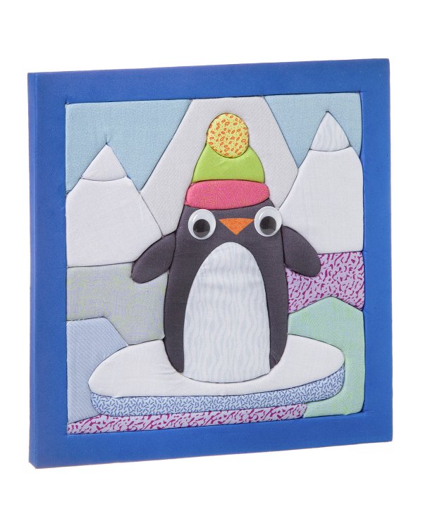 Печворк без иглы. Пингвин