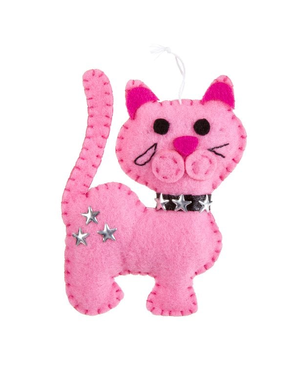 Набор для творчества Bondibon "Ёлочные игрушки из фетра своими руками. Кошка"