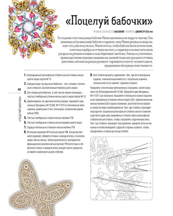Вышиваем мандалы в разных техниках.Более 60 видов стежков