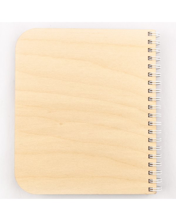 Блокнот деревянный "Счастливого Рождества!", 147x170 мм