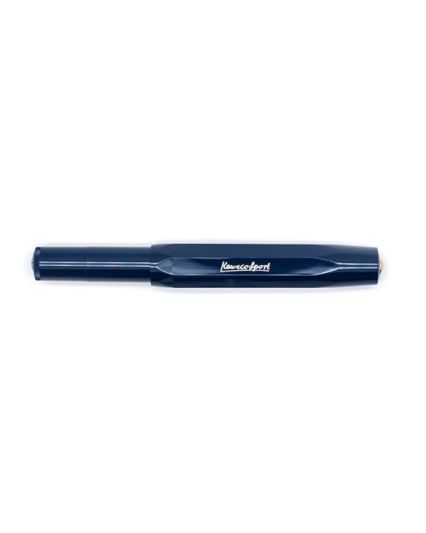 Ручка перьевая Kaweco "Classic Sport", синие чернила, F 0,7 мм, цвет: синий морской