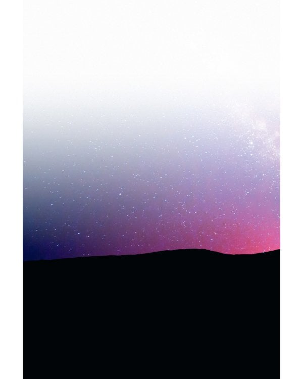 Блокнот Градиент.Gradient Notes (розовый).Запиши свои идеи на звездном небе (6+)