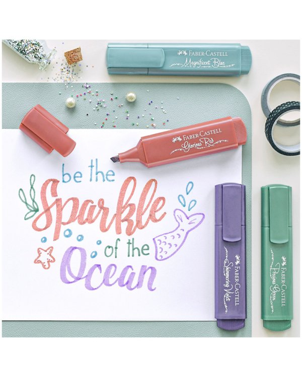 Текстовыделитель "TL 46 Metallic", 1-5 мм, мерцающий фиолетовый