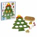 Деревянная ёлочка 3D с игрушками, 21,5 см