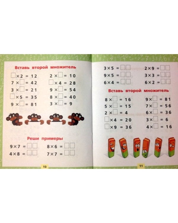 Учим таблицу умножения. Для начальной школы