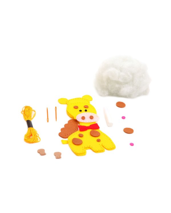 Игрушка из фетра. Жираф