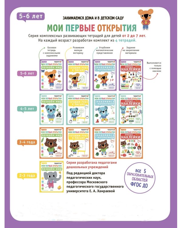 Познаем мир. 5-6 лет. Более 70 умных наклеек
